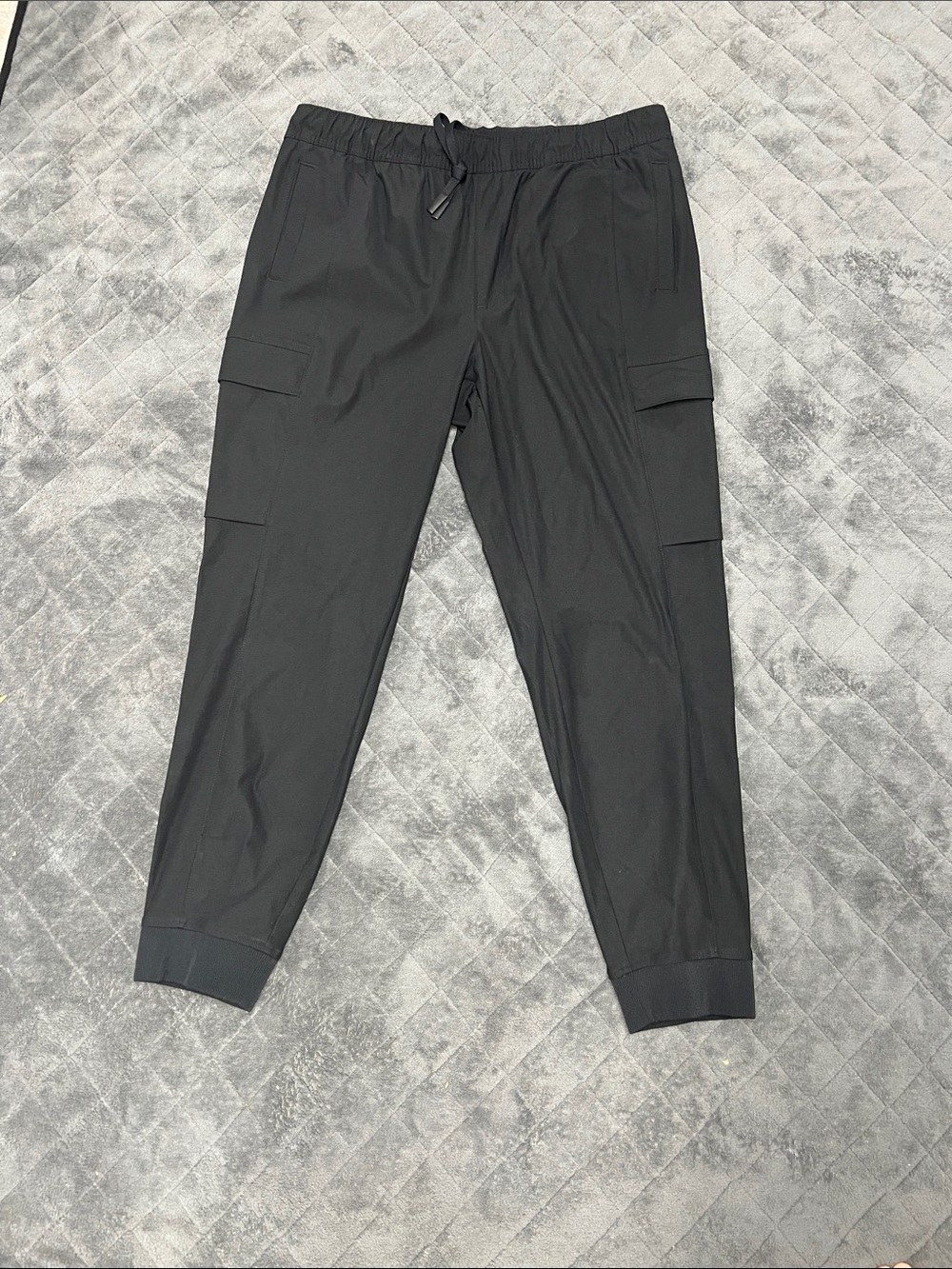 Women's Black Cargo Jogger Pants - Unbranded